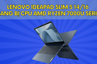 Laptop Lenovo IdeaPad Slim 5 14/16 sẽ được trang bị CPU AMD Ryzen 7000U Series 8372